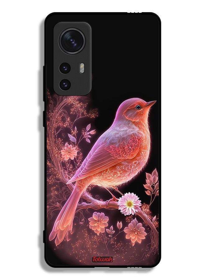 Tolwak Xiaomi 12 Protective Case Cover Cute Bird Art - Image 2