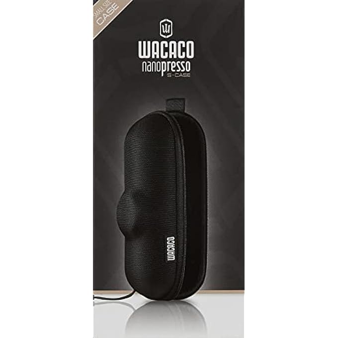 WACACO NanopressoProtective Case  Durable Eva Material And Soft Fabric Interior LiningBlackSmall Size - Image 3