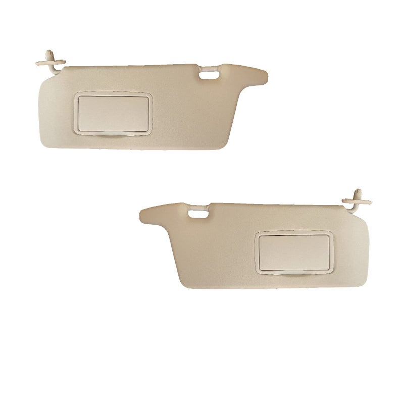 Sun Visor for Honda Civic 2001 2002 2003 2004 2005 Left Right Pair Driver Passenger Sides Beige 2M PLASTIC