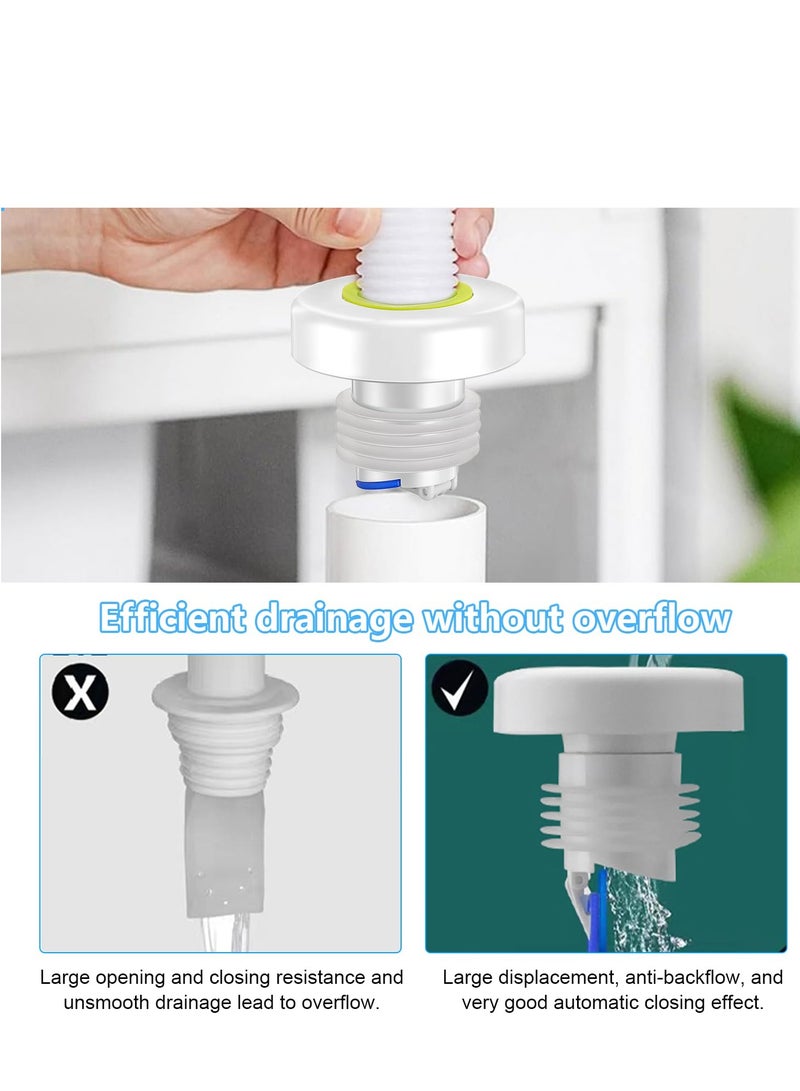 Excefore Sewer Hose Sealing Plug, Drain Pipe Seal Deodorant, Suitable for Bathroom Laundry Washing Machine Kitchen Cleaning Tools - Image 3