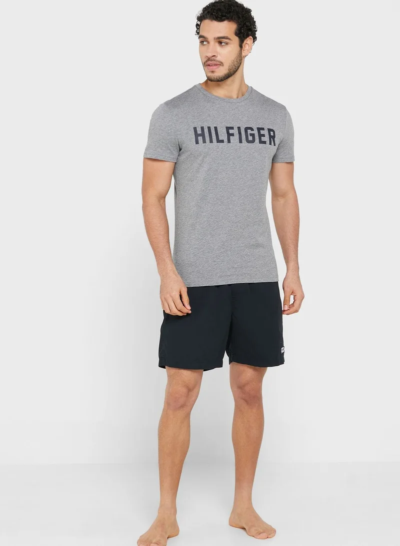 TOMMY HILFIGER Logo Crew Neck T-Shirt