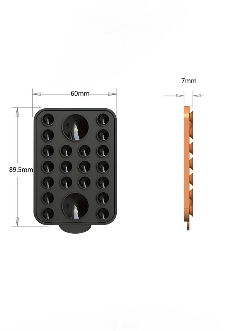 Magnetic mobile phone jacket, mobile phone holder silicone cup adhesive holder, suitable for iPhone 12/13/14/15/16 Pro Max/Pro/Plus/Mini, hands-free mobile phone accessory holder, suitable for selfies and Tiktok videos, creators and sharer (black)  - Image 5