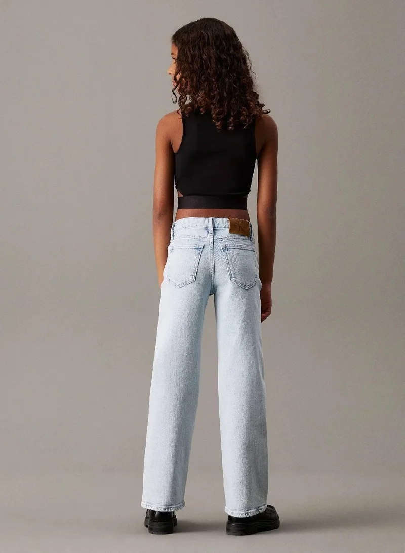 كالفن كلاين جينز توب قطني بدون أكمام