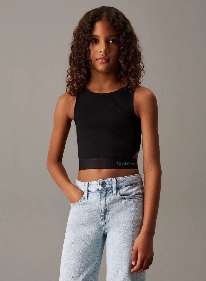 كالفن كلاين توب قطني بدون أكمام