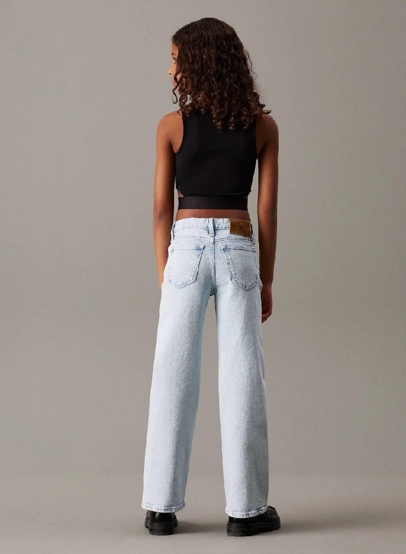 CALVIN KLEIN Skinny Punto Sleeveless Top - Image 2