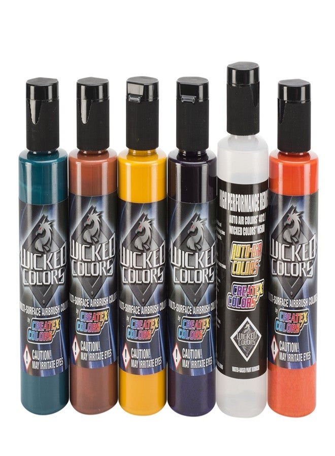 Wicked Colors W104-00 2-Ounce Wicked Secondary Set Airbrush - Image 1