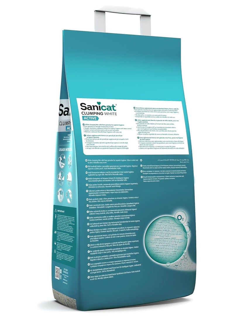 SANICAT CLUMPING WHITE ACTIVE 10 L - Image 3