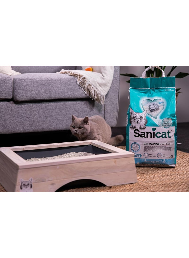 SANICAT CLUMPING WHITE ACTIVE 10 L - Image 5