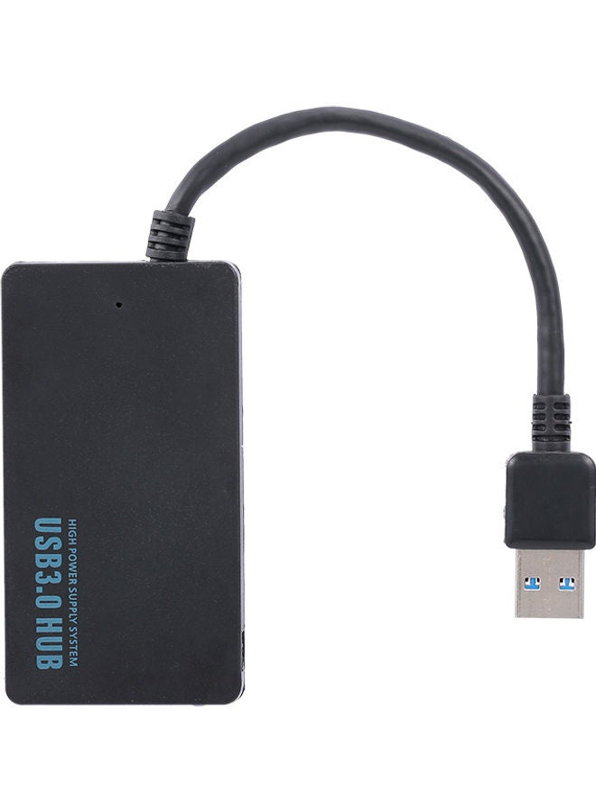NIBEMINENT USB3.0 High Speed 4 Ports Hub 7.5x4x1cm Black - Image 4