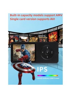 Generic Edition Card Mp3 Bluetooth MP4 Student Walkman Music Player Recording External Dictionary-Body Color:Black [english Version] Dictionary + Bluetooth Function-Memory Capacity:Single Machine + Plug In 8g Card [usb Cable + Headphones + Manual + Packaging Box]  - Image 4
