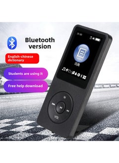 Generic Edition Card Mp3 Bluetooth MP4 Student Walkman Music Player Recording External Dictionary-Body Color:Black [english Version] Dictionary + Bluetooth Function-Memory Capacity:Single Machine + Plug In 8g Card [usb Cable + Headphones + Manual + Packaging Box]  - Image 2