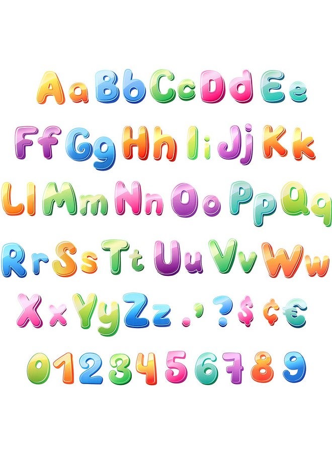 Tenare 134 Pcs Bulletin Board Letters 5 Inch Cutout Letters For Bulletin Boards Alphabet Bulletin Board For Home Decor(Fresh Style) - Image 1