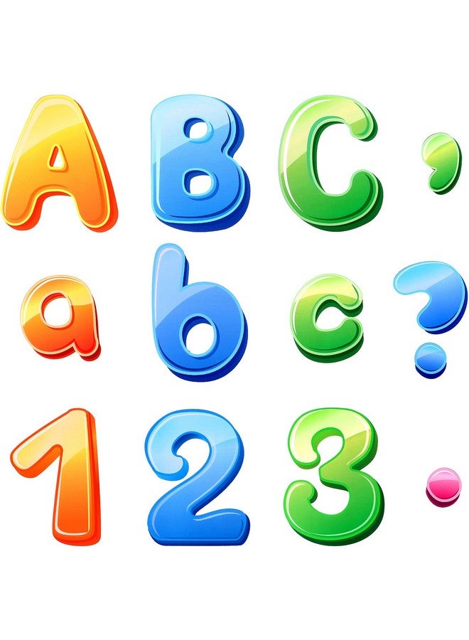 Tenare 134 Pcs Bulletin Board Letters 5 Inch Cutout Letters For Bulletin Boards Alphabet Bulletin Board For Home Decor(Fresh Style) - Image 5