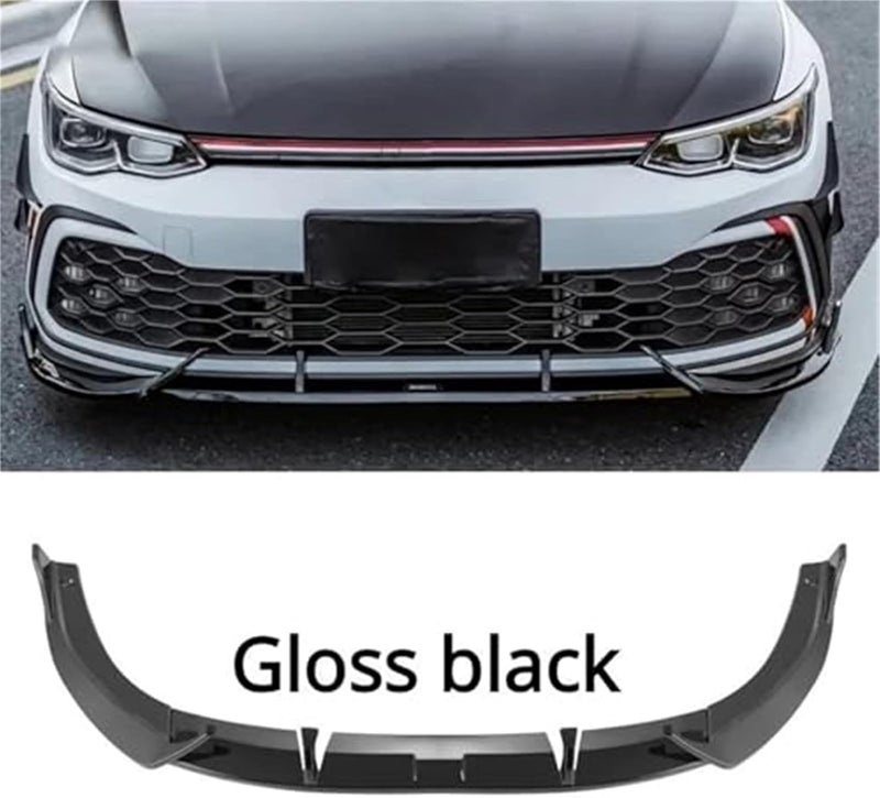Vuzmode Front Lip Bumper Spoiler for VW Golf 8 GTI R - Image 2