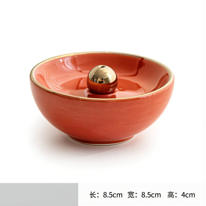 Multi Functional Incense Holder Ash Spill Proof Stable Non Tip Over Design 8.5cm - Image 3