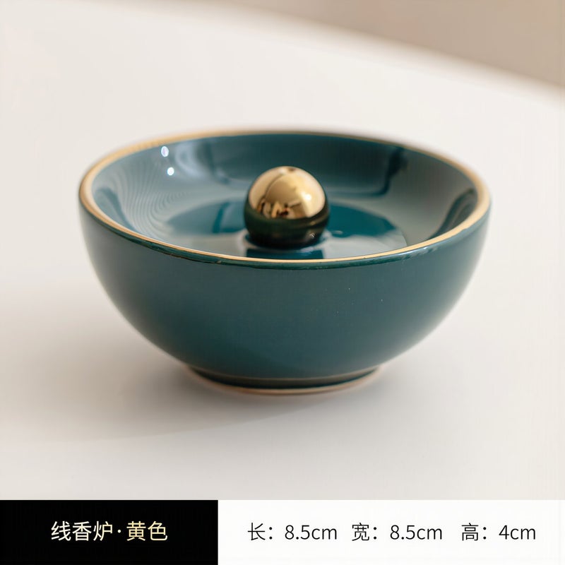 Multi Functional Incense Holder Ash Spill Proof Stable Non Tip Over Design 8.5cm - Image 4