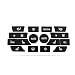 AtticZone AC Button Stickers Dash Panel Control Repair Decals Compatible with BMW 7 Series 20092014 6 Series 20112019 - Image 2