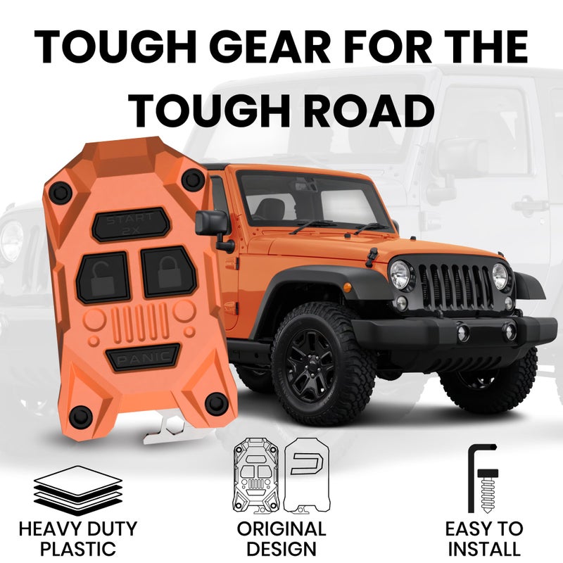 Dubbs Hardware Rugged Replacement Key Fob Shell for Jeep - Built-in Bottle Opener - High-Impact PC+ABS Housing - Made in USA - Also Fits Chrysler and Dodge Models 2005â€“2018 - Image 5