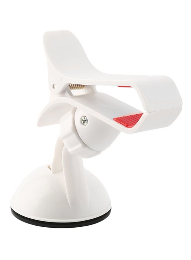 NIBEMINENT 360 Degree Rotational Car Mount Phone Holder White - Image 1