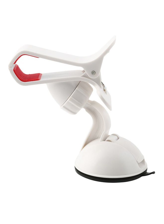 NIBEMINENT 360 Degree Rotational Car Mount Phone Holder White - Image 2