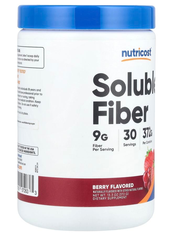 Nutricost Soluble Fiber Berry 13.3 oz (372 g) - Image 2