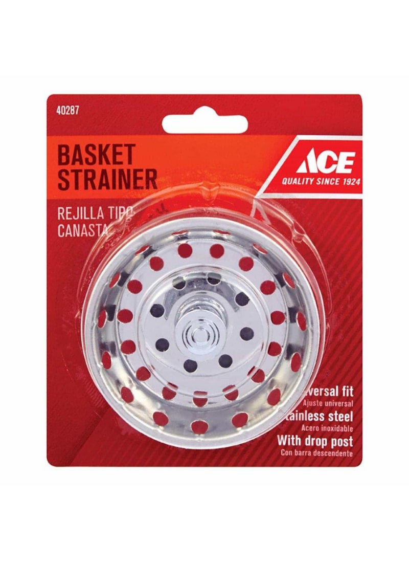 ACE ACE Stainless Steel Replacement Basket Strainer 8.89cm 
