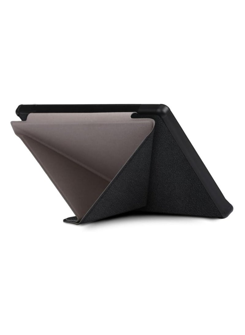 general Stand Sleeve Compatible Kobo Libra H2O 7’ EReader eBook Pocket Pouch Premium Leather Multi-Angle Origami Model N873 Case Sleeve - Image 3