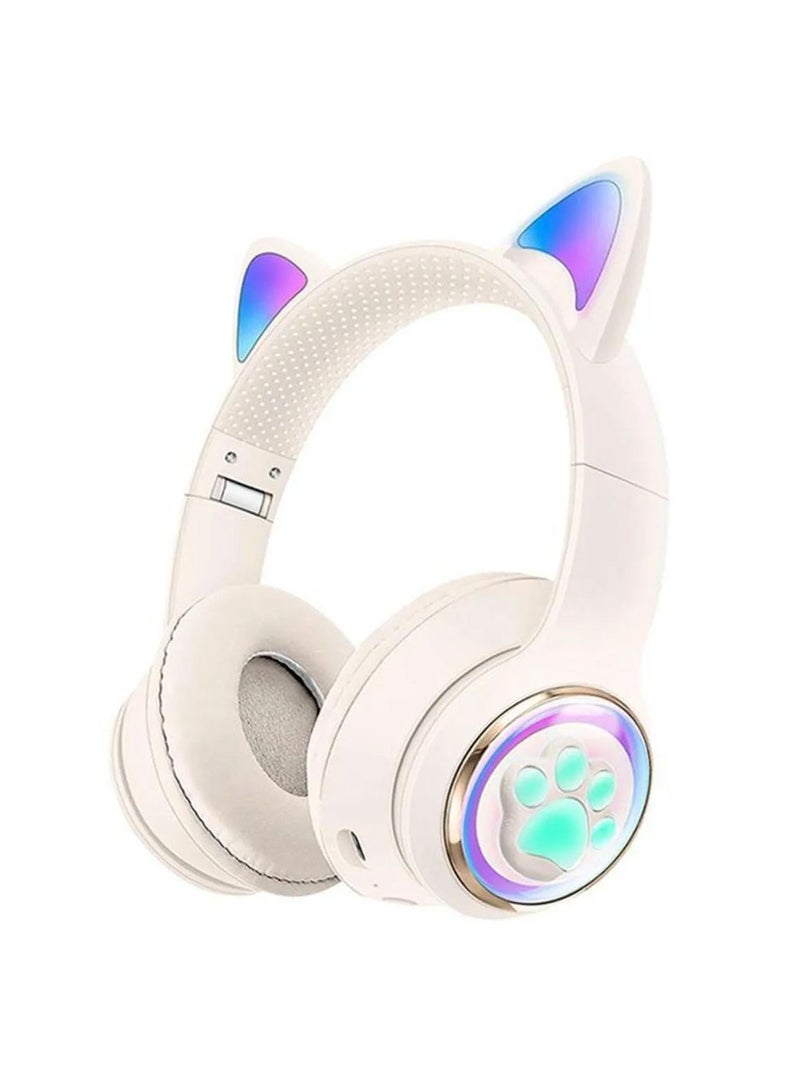 ججبي سماعة رأس GJBY CA-045 Cat Ear اللاسلكية بتقنية البلوتوث مع صوت ستيريو وميزات ذكية وعمر بطارية طويل للغاية وإلغاء الضوضاء النشط - Image 1