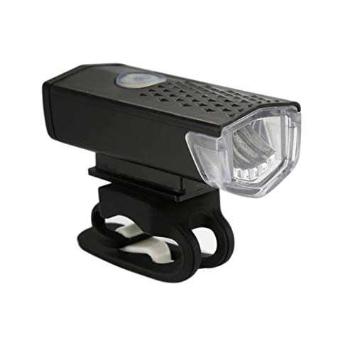RESHNE 300LM Rechargeable USB LED Bicycle Bike Flashlight LAMP MTB Front Bicycle Cycling Light Headlight (Black) - Image 5