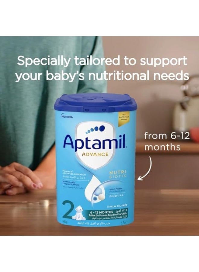 Aptamil Advance 2 Follow On Formula from 6-12 months, 800g (6 PACK) - Image 4