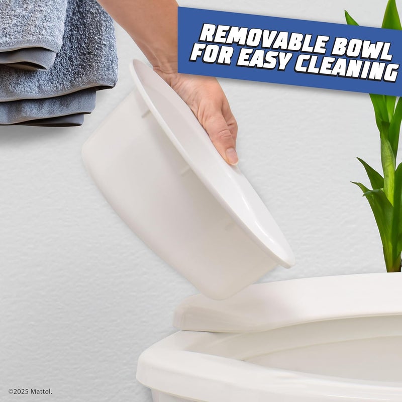 Hot Wheels كرسي تدريب المرحاض على شكل سيارة سباق زرقاء من هوت ويلز - Image 4