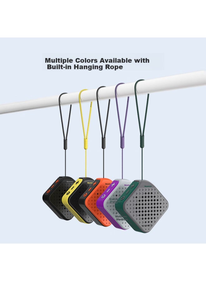 Newmine Portable Bluetooth Speaker Mini Speaker Sound Speaker Car Speaker Cash Collection Voice Broadcast Prompter Tws Version Gray Green - Image 4