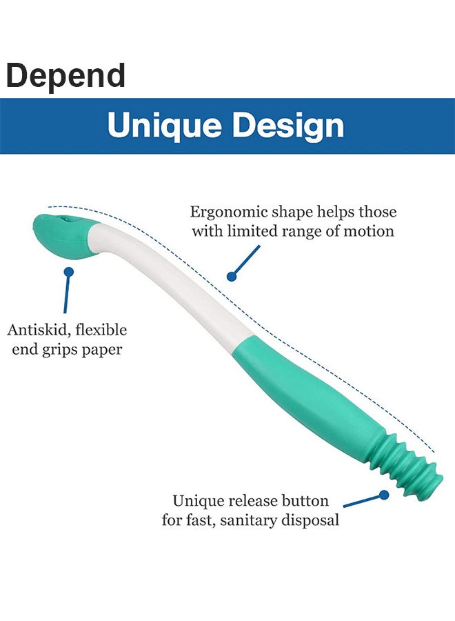 مساعدات المرحاض لا حاجة للانحناء النساء وكبار السن وذوي الاحتياجات الخاصة المسح بعد استخدام المرحاض - Image 3