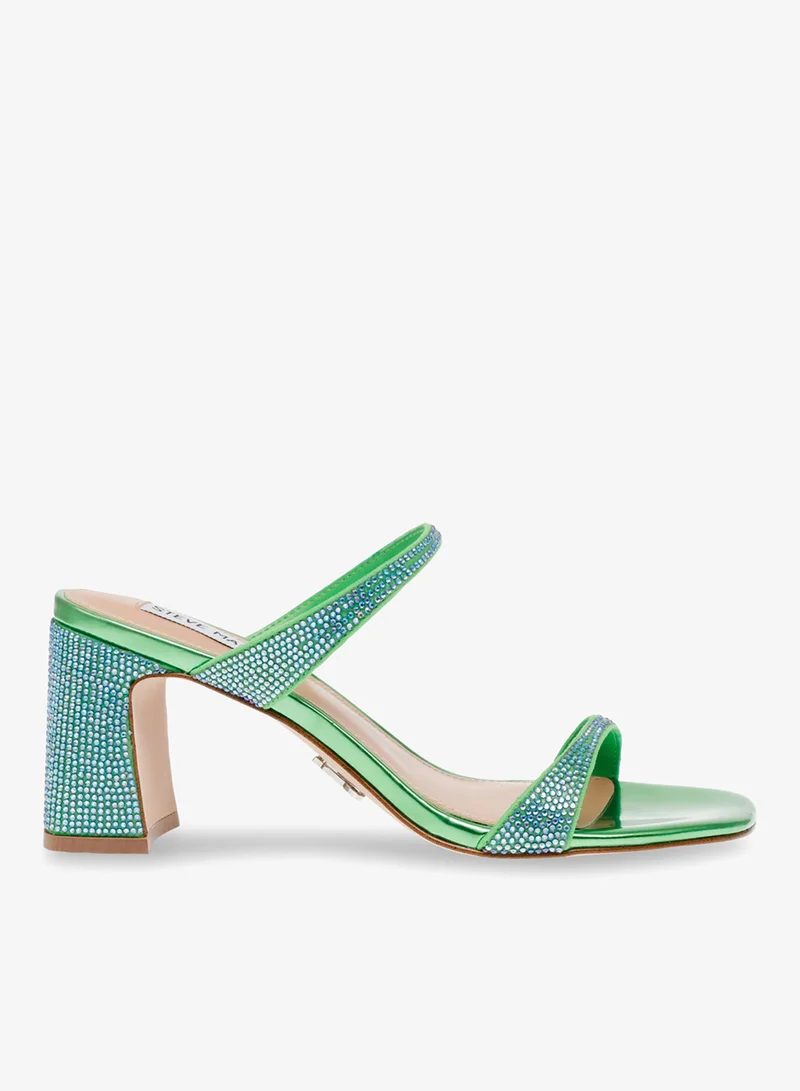 STEVE MADDEN Steve madden ziya-r green/blue iridescent women's sandals