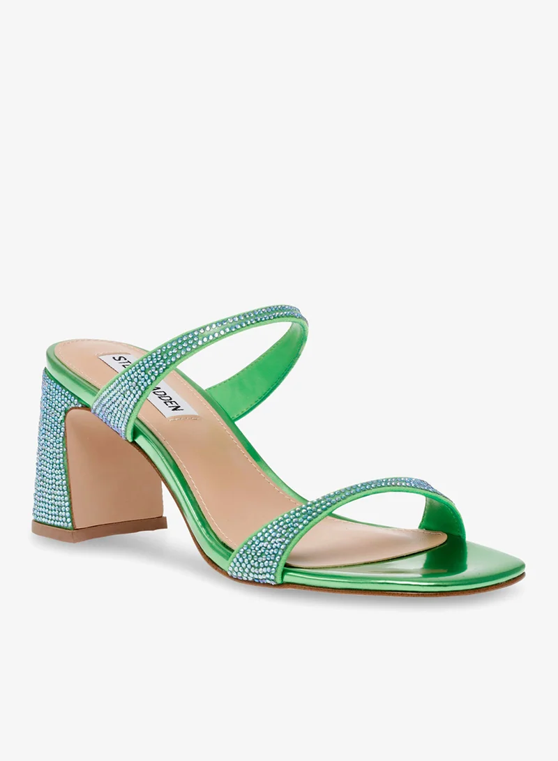 STEVE MADDEN Steve madden ziya-r green/blue iridescent women's sandals