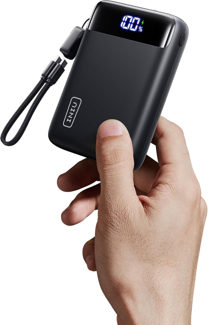 INIU Power Bank, Smallest 22.5W 20000mAh USB C in & Out Portable Charger Fast Charging, PD 3.0+QC 4.0 LED Display Phone Battery Pack Compatible with iPhone 17 16 15 Samsung S25 S24 Huawei Honor etc - Image 1