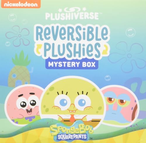 TeeTurtle Spongebob Blind Box Reversible Plushies 3 Set - Image 1