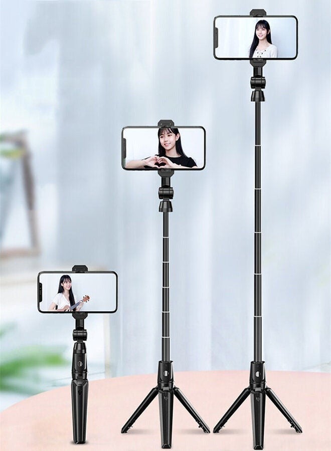 ELTRAZONE K21 Foldable Wireless Selfie Stick Tripod Wireless Bluetooth Selfie Stick Handheld Gimbal Tripod With Remote Control For IOS And Androids - Image 1