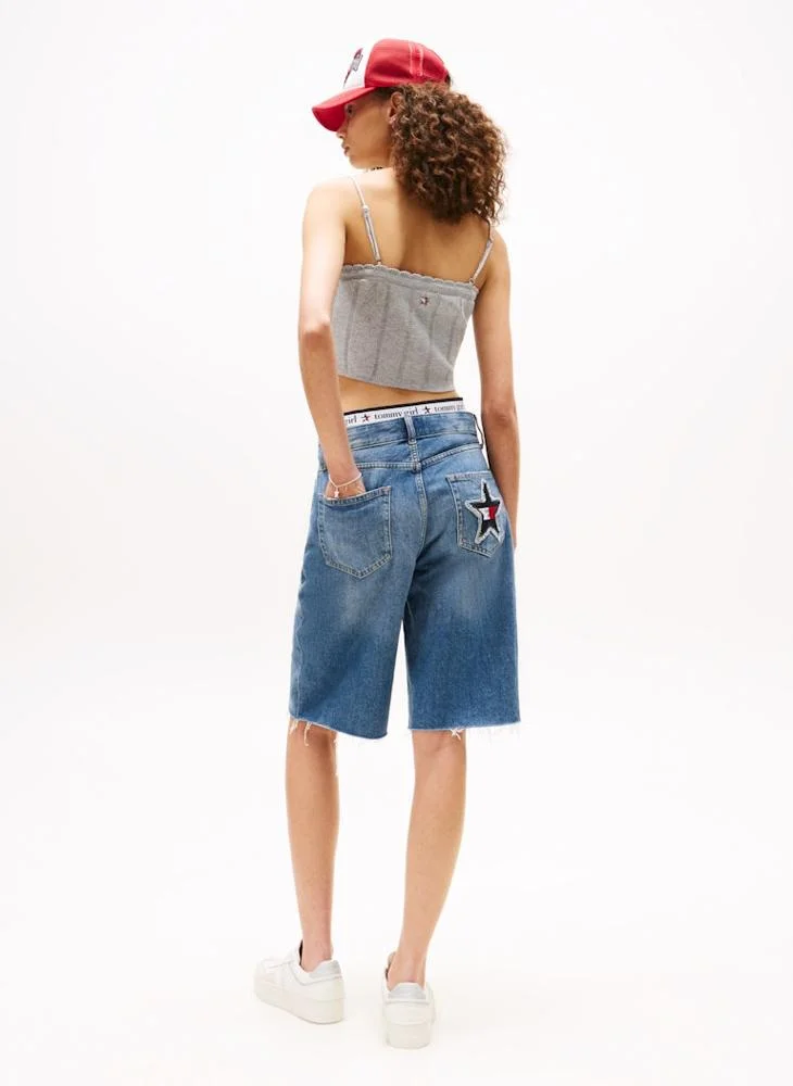 تومي جينز Drawstring Detailed Pointelle Cami Top