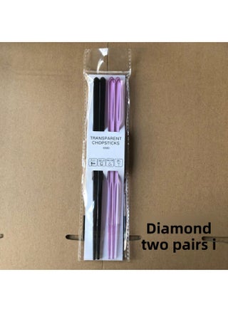 Japanese-style High-grade Transparent Color Pointed Non-slip Chopsticks Resin Clear Crystal Texture Can Be Dishwasher Lovers Food-Color:Diamond Chopsticks Two Pairs I - pzsku/ZD2F63346EA89F0AAD9D4Z/45/1746217776/d904b564-4513-49b0-b7d2-0e666f17865e