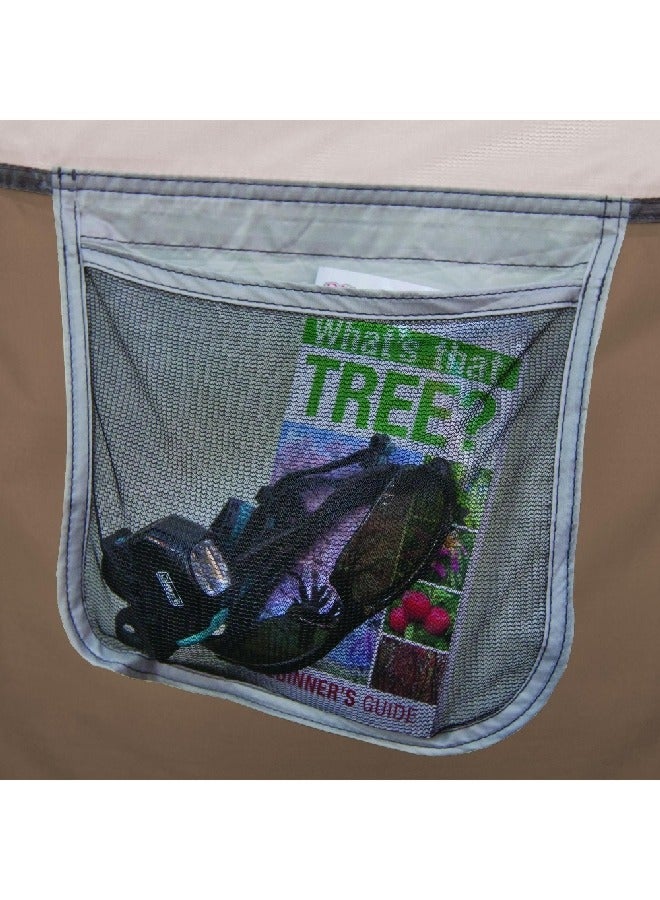 كولمان 2166923  10.5 × 10.5 × 32 بوصة كولمان ويزرماستر خيمة للتخييم الخارجي 10 أشخاص بني وحنطي - Image 4