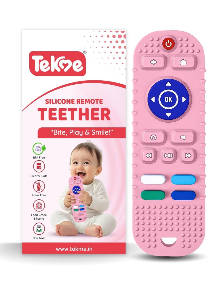 Generic - Tekme Remote Control Teether for 6-12 Months Babies, Helps Develop Bite Skills, Color and Shape Recognition, Teething Toys for Infants (Random) - Image 1