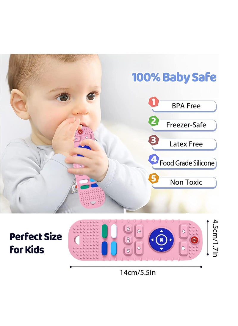 Generic - Tekme Remote Control Teether for 6-12 Months Babies, Helps Develop Bite Skills, Color and Shape Recognition, Teething Toys for Infants (Random) - Image 1