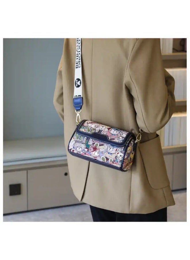 Rup Art Cartoon Bear Purses Ladies Handbags Embroidery Cosmetic Bag For Women Handbag  - Image 5