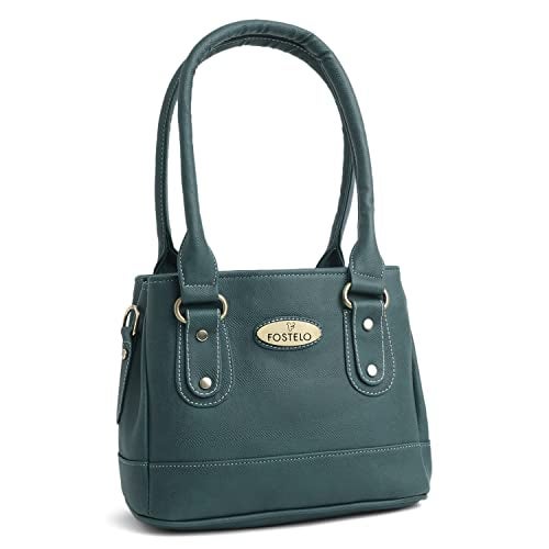 Fostelo Women's Bowie Satchel Tote Handbag for Women | Ladies Purse | Stylish Shoulder Bag | Gift For Women | Green - Image 1