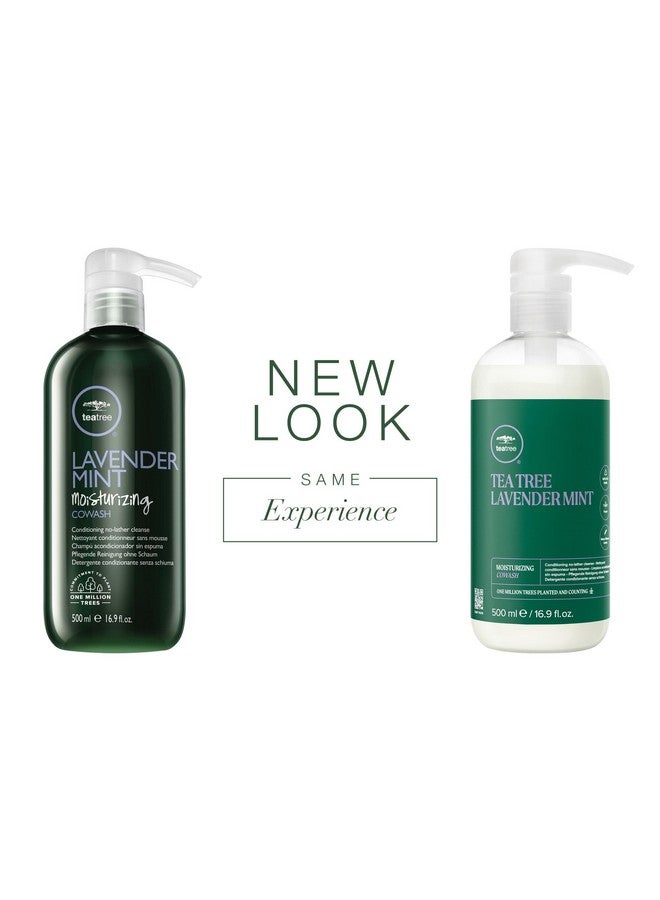 Tea Tree Lavender Mint Moisturizing Cowash, Cleansing Conditioner, For Coarse, Curly + Dry Hair, 16.9 fl. oz. - Image 2