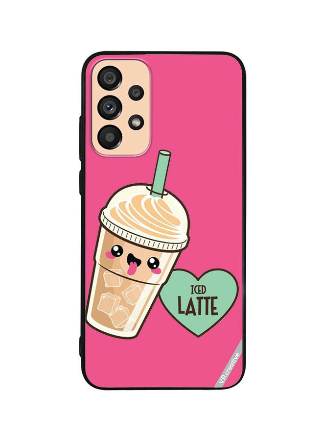 VR CREATIVE Protective Case Cover For Samsung Galaxy A23 Iced Tea Design Multicolour - Image 1