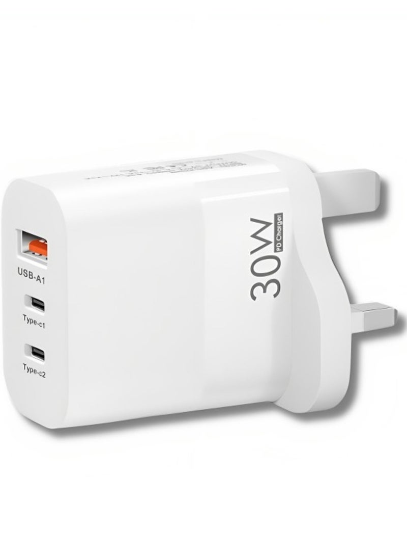 Denx "White Dual PD Port Wall Charger by DENX: Model M/DX222" - Image 1