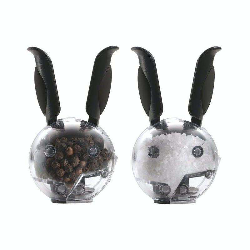 Chef'n Mini Magnetic PepperBall and SaltBall Set (Black),101-033-001 - Image 1