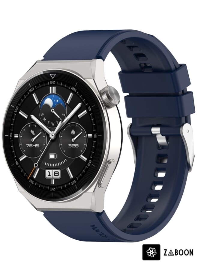 Zaboon Honor Watch GS 3 22mm Steps Style Silicone Watch Band - Image 1